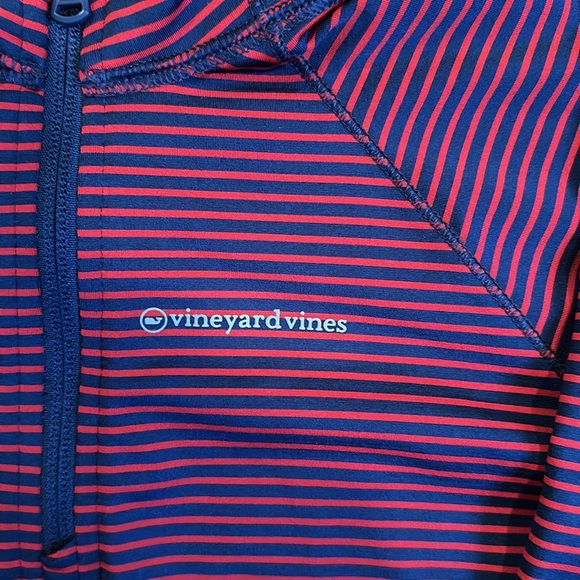 Vineyard Vines 6T Boys 3/4 Sankaty zip up shirt - Picture 2 of 5